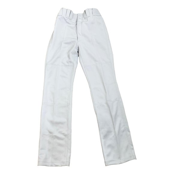 Muzuno Other - Mizuno Mens Baseball Pants Size Adult Medium Grey Hemmed Bottom Double Knee New